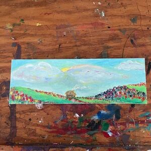 Serene Pastel Landscape Canvas by [Brand]